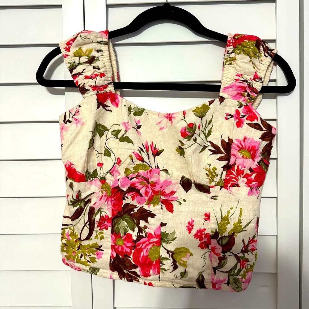 Abercrombie and fitch floral top